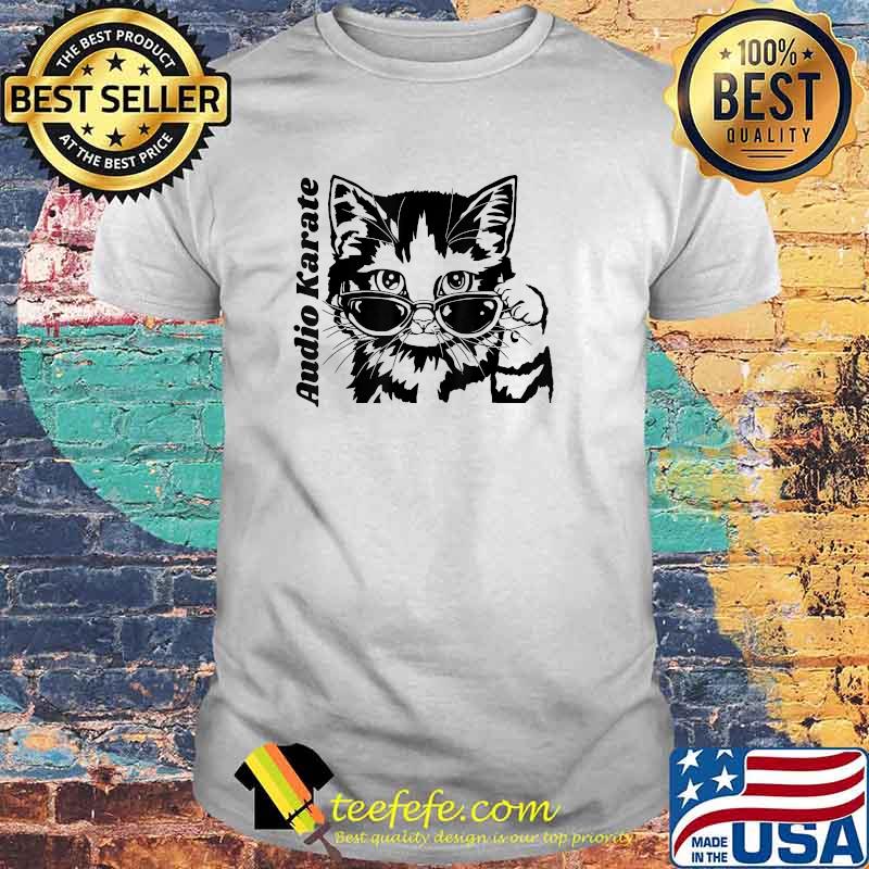 Audio Karate 70's Cat T-Shirt