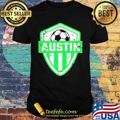 Austin Soccer Jersey Style Team Fan FC Texas Sports Verde Shirt
