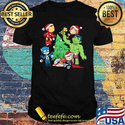 Avenger Tree Christmas Shirt