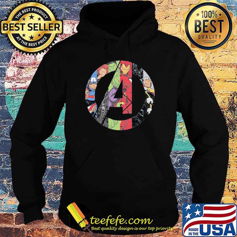 Avengers Characters And Logo Marvel Shirt Hoodie Avengers Characters And Logo Marvel Shirt Hoodie