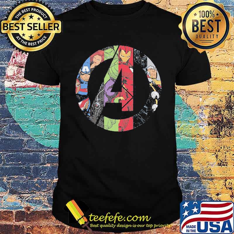 Avengers Characters And Logo Marvel Shirt Avengers Characters And Logo Marvel Shirt