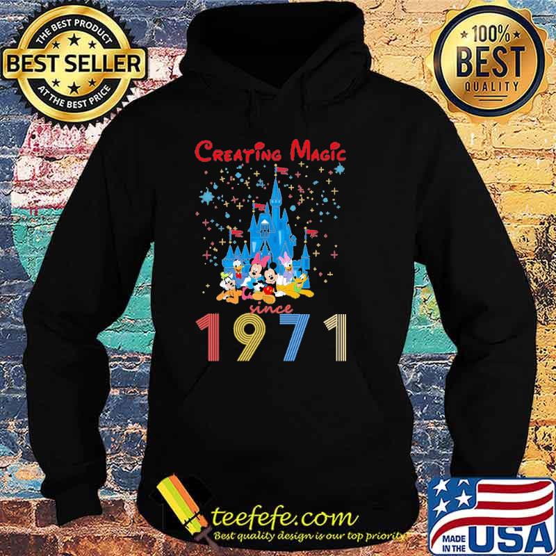 Awesome creating Magic Since 1971 Disney Mickey Shirt Hoodie Awesome creating Magic Since 1971 Disney Mickey Shirt Hoodie