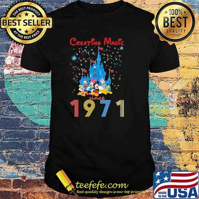 Awesome creating Magic Since 1971 Disney Mickey Shirt