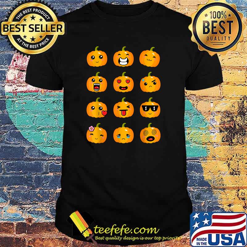 Awesome halloween Pumpkins Emotions Cute T-Shirt Awesome halloween Pumpkins Emotions Cute T-Shirt