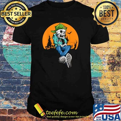 Awesome halloween Skeleton Gaming Pumpkin Boys Kids T-Shirt