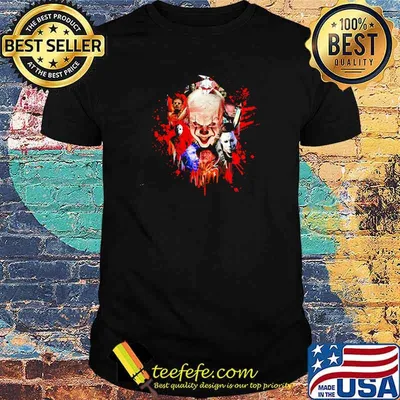Awesome jason Voorhees Michael Myers Pennywise Chucky Freddy Krueger Hannibal Lecter Shirt