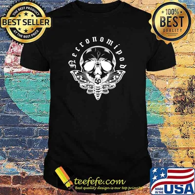 Awesome official Necronomipod Moth logo T-Shirt