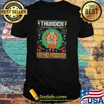 Awesome thunder Ho Ho Hoooo Christmas Shirt