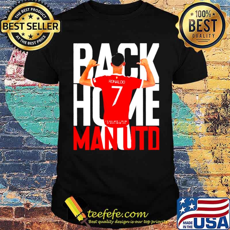 Back home man utd 2022 cristiano ronaldo shirt