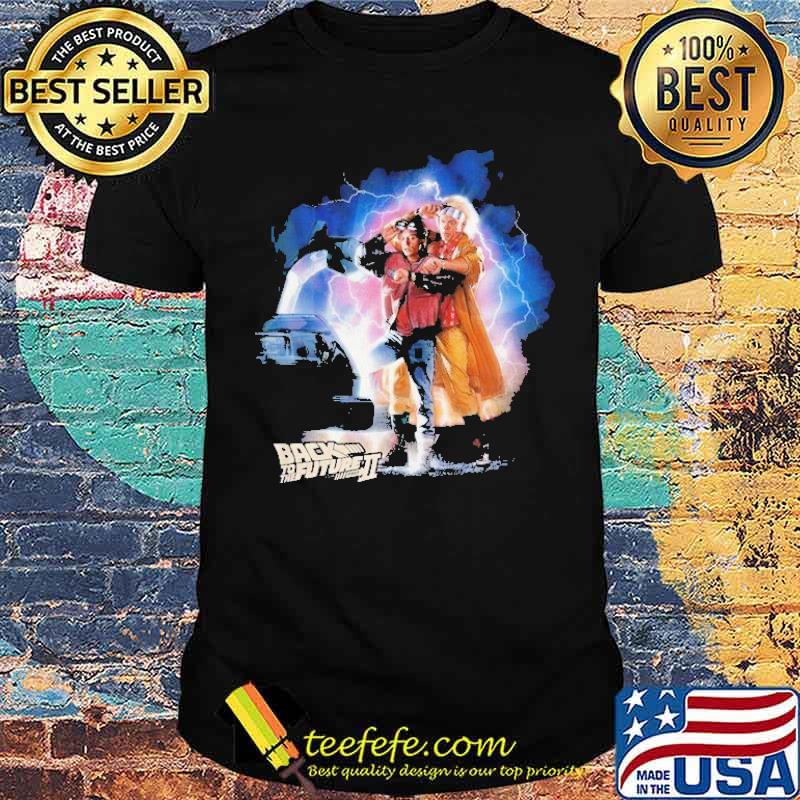 Back To The Future - McFly Doc Car Lightning Shirt Back To The Future - McFly Doc Car Lightning Shirt