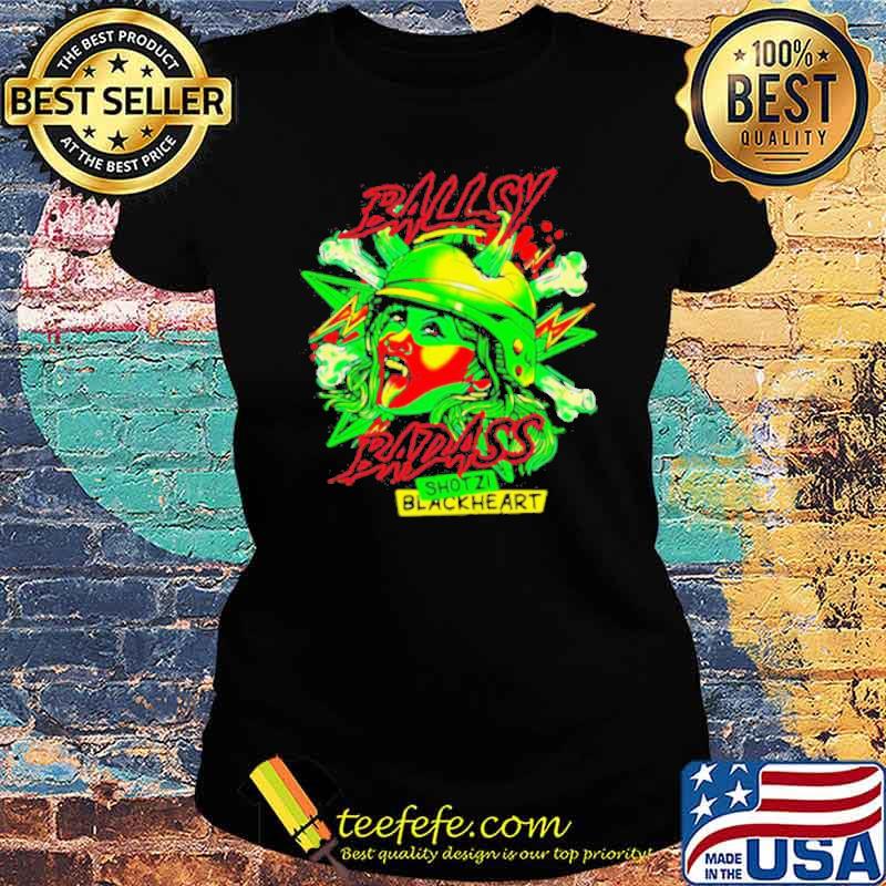 Ballsy Badass Shotzi Black He Art s Ladies tee Ballsy Badass Shotzi Black He Art s Ladies tee