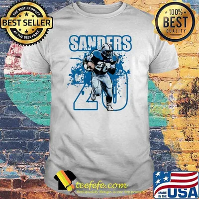 Barry Sanders Baseball watercolor shirt