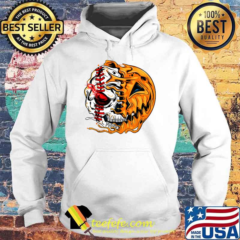 Baseball Player Halloween Pumpkin Skeleton Skull T-Shirt Hoodie Baseball Player Halloween Pumpkin Skeleton Skull T-Shirt Hoodie
