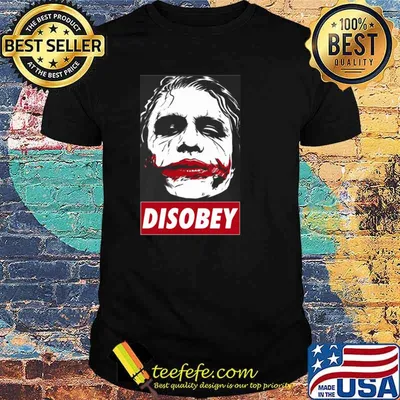 Batman Chaos And Disobey Joker Shirt