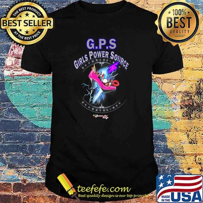 Bemore.Plus Designs,(GPS) Girl's Power Source T-Shirt