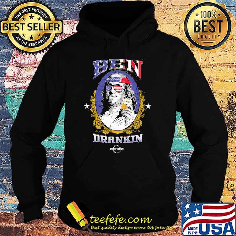 BENJAMIN DRANKIN sunglasses american flag s Hoodie BENJAMIN DRANKIN sunglasses american flag s Hoodie