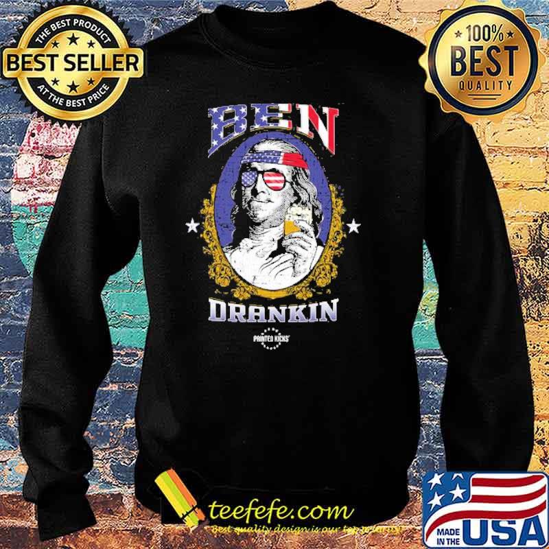 BENJAMIN DRANKIN sunglasses american flag s Sweater BENJAMIN DRANKIN sunglasses american flag s Sweater