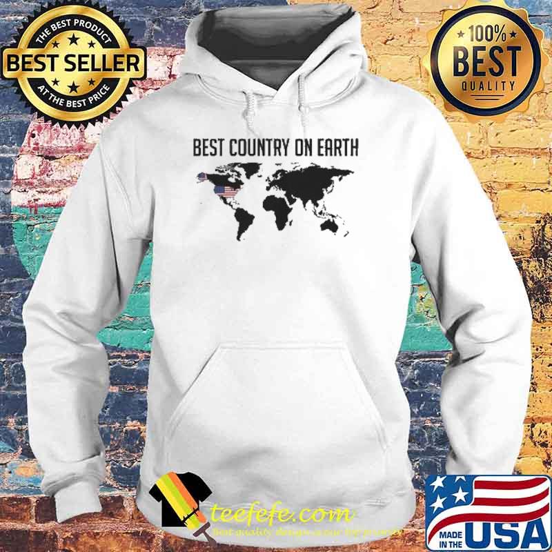 Best country on earth maps american flag s Hoodie Best country on earth maps american flag s Hoodie