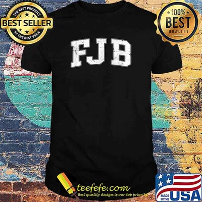 Best official F.J.B White Typo T-Shirt