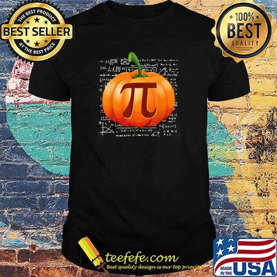 Best pumpkin Pie Math Shirt Halloween Thanksgiving Pi Day T-Shirt