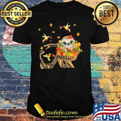 Bicycles Sloth Bird Shirt