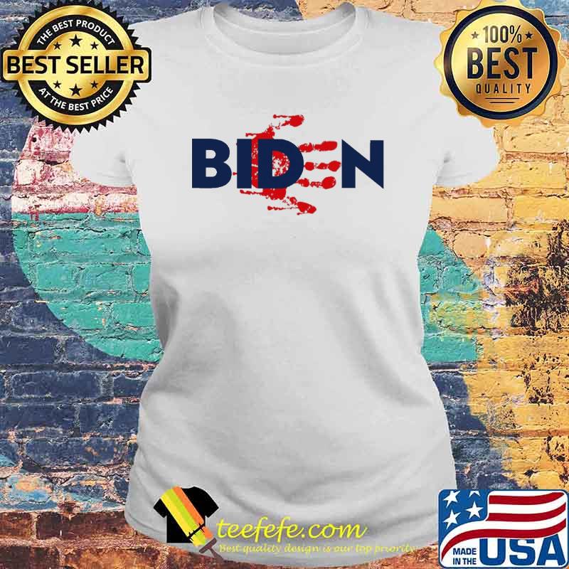 Biden impeach blood hand s Laides tee Biden impeach blood hand s Laides tee