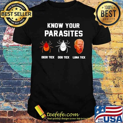 Biden Luna Tick Know Your parasites shirt