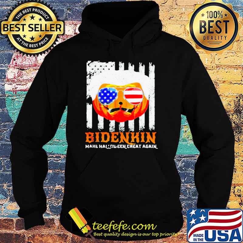 Biden pumpkin make Halloween great again Bidenkin USA tShirt Hoodie Biden pumpkin make Halloween great again Bidenkin USA tShirt Hoodie