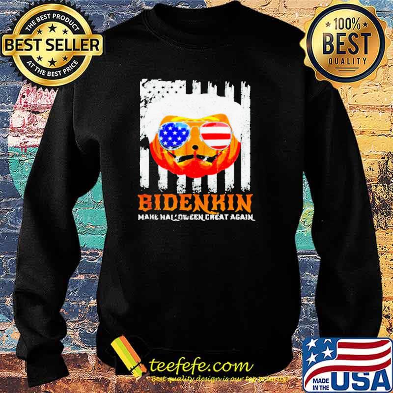 Biden pumpkin make Halloween great again Bidenkin USA tShirt Sweater Biden pumpkin make Halloween great again Bidenkin USA tShirt Sweater