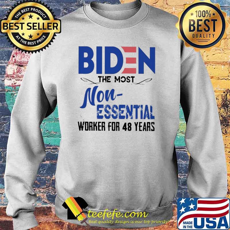 Biden the most non essential worker for 48 years s Sweater Biden the most non essential worker for 48 years s Sweater
