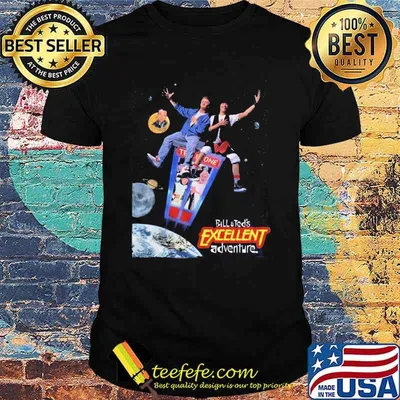 Bill And Ted Excellent Adventure Poster T-Shirt