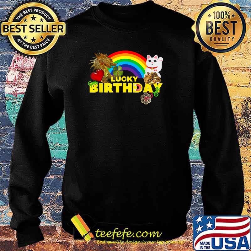Birthday Lucky Symbols T-Shirt Sweater Birthday Lucky Symbols T-Shirt Sweater