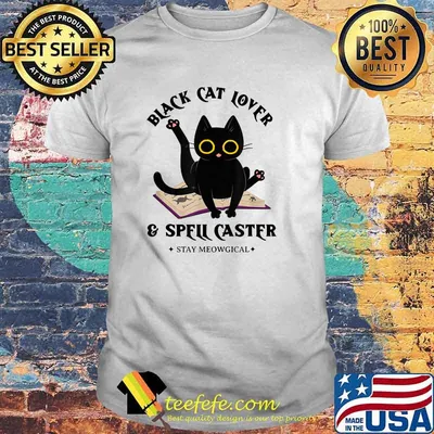 Black Cat Lover & Spell Caster for Halloween T-Shirt