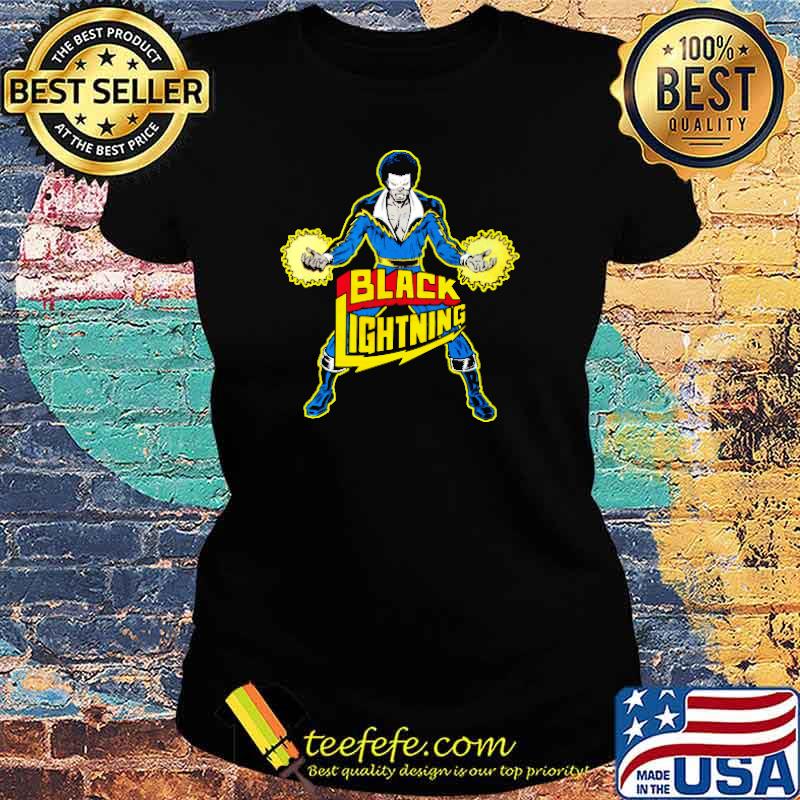 Black Lightning Shirt Ladies tee Black Lightning Shirt Ladies tee