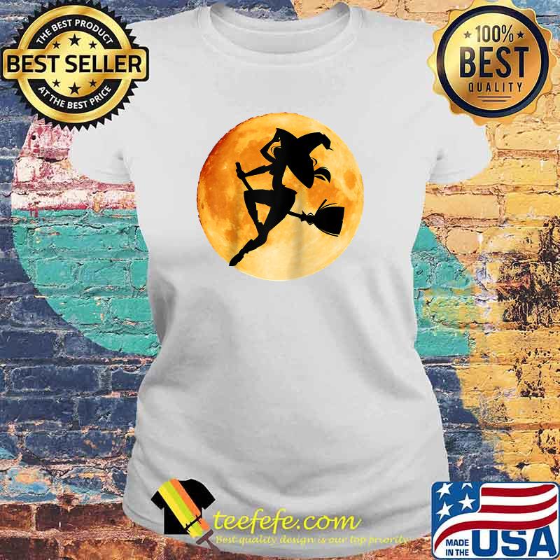 Blood Moon Witch Halloween T-Shirt Laides tee Blood Moon Witch Halloween T-Shirt Laides tee
