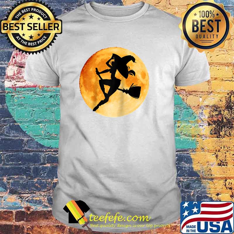 Blood Moon Witch Halloween T-Shirt