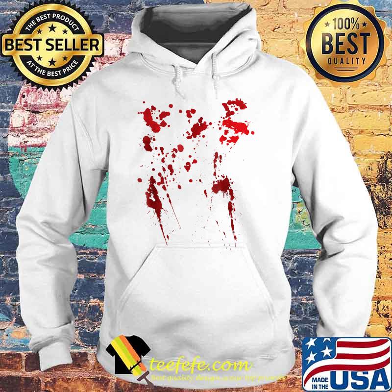 Blood Splatter Halloween Costume T-Shirt Hoodie Blood Splatter Halloween Costume T-Shirt Hoodie