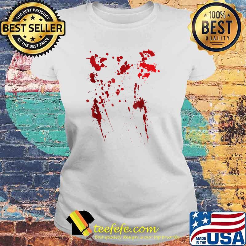 Blood Splatter Halloween Costume T-Shirt Laides tee Blood Splatter Halloween Costume T-Shirt Laides tee