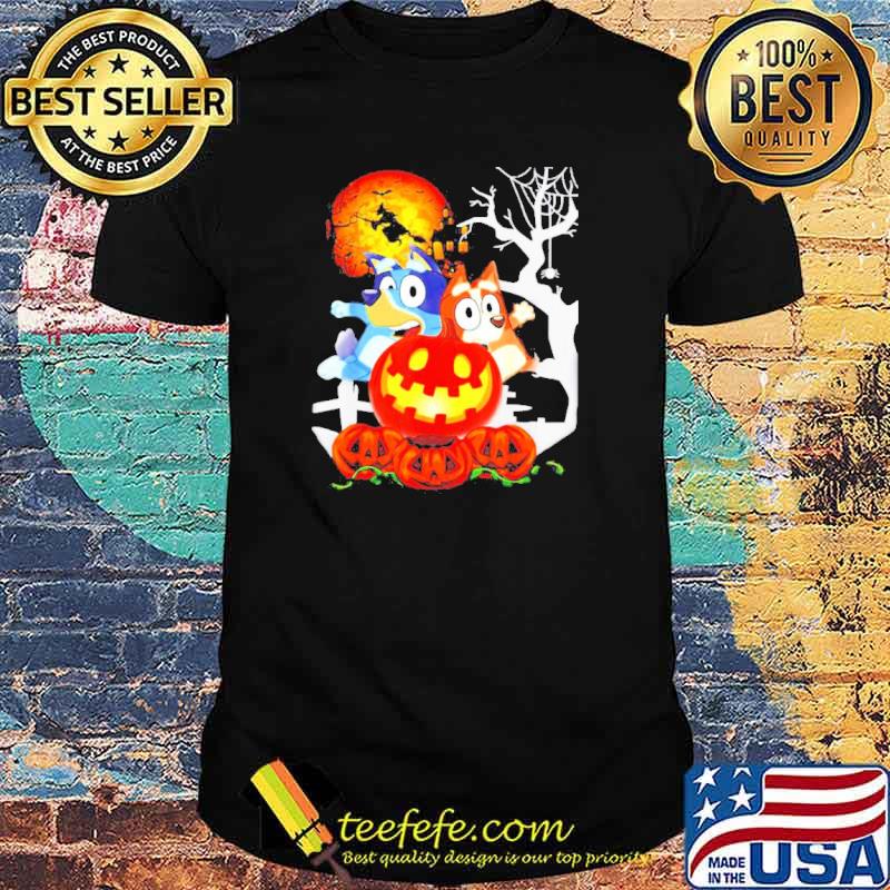 Blueys Happy Halloween pumpkin shirt