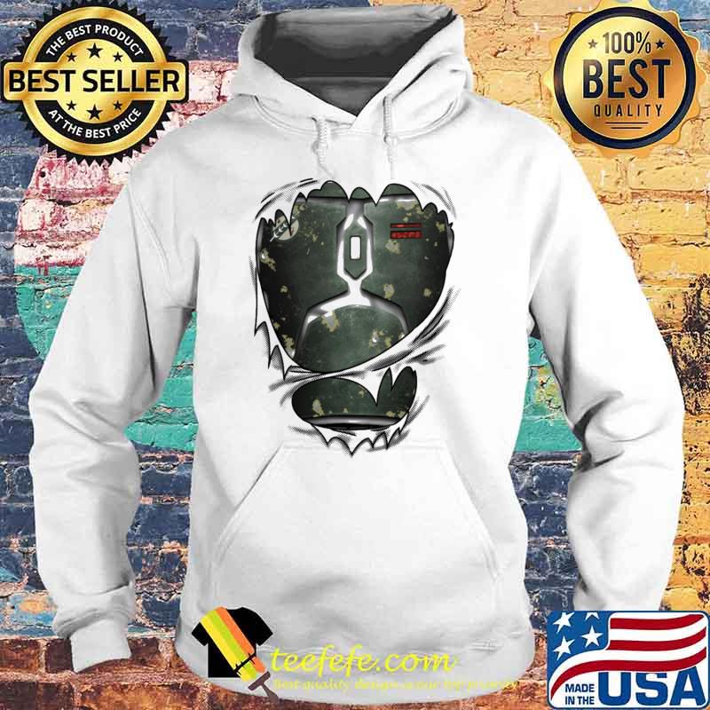 Boba Felt Ripped Shirt Hoodie Boba Felt Ripped Shirt Hoodie