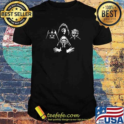 BOHEMIAN REVENGE T-Shirt Darth Maul Darth Sidious Darth Vader Emperor Palpatine movie Parody Queen Star Wars shirt