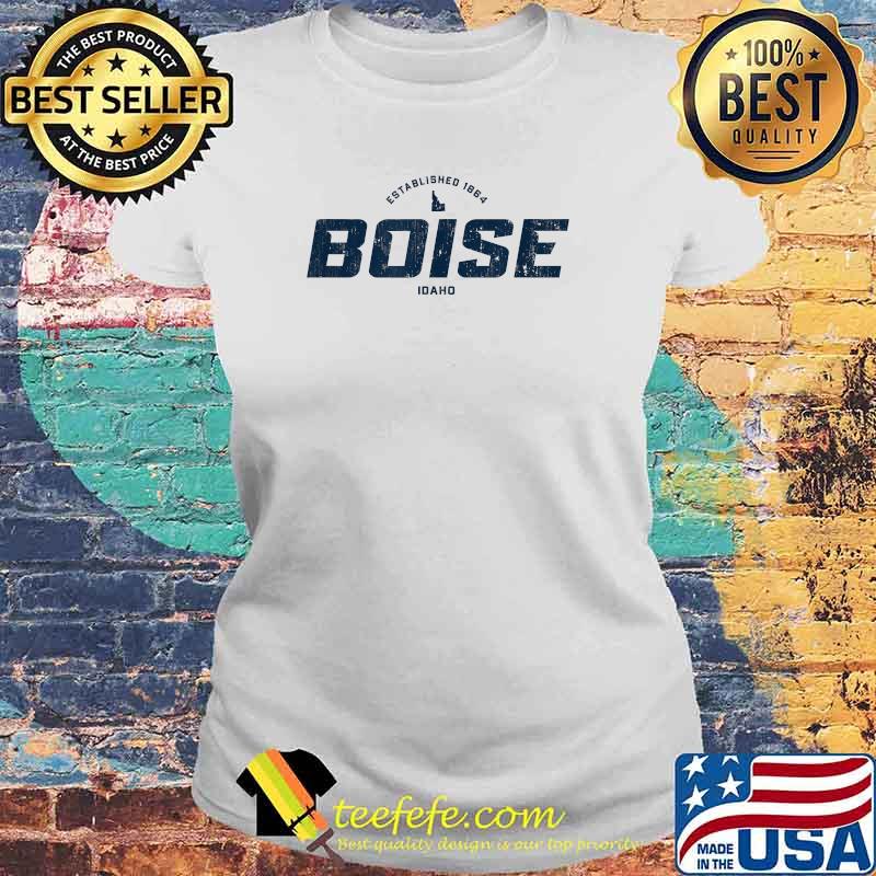 Boise Idaho ID Est 1864 Logo T-Shirt Laides tee Boise Idaho ID Est 1864 Logo T-Shirt Laides tee