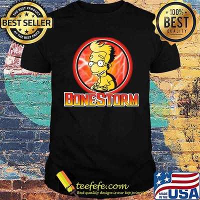 BoneStorm Milhouse Van Houten The Simpsons shirt