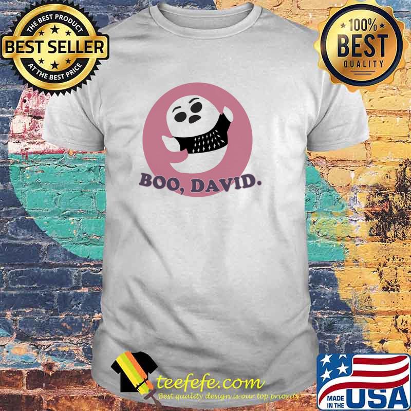 Boo david halloween shirt