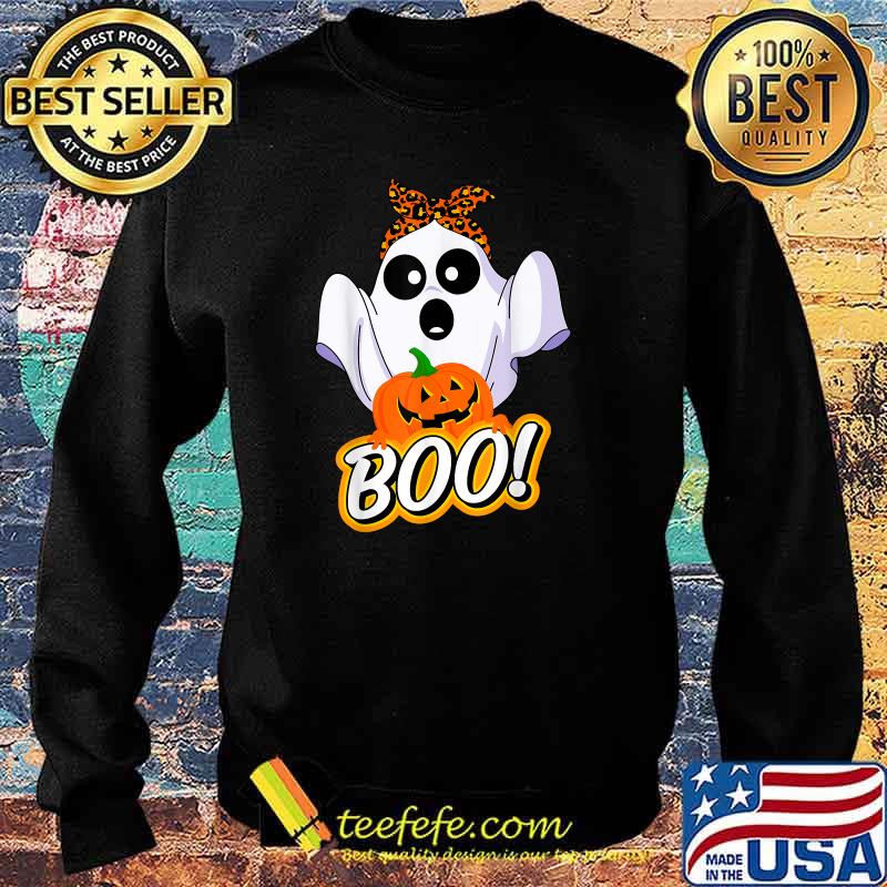 Boo ghost pumpkin Halloween Scary T-Shirt Sweater Boo ghost pumpkin Halloween Scary T-Shirt Sweater