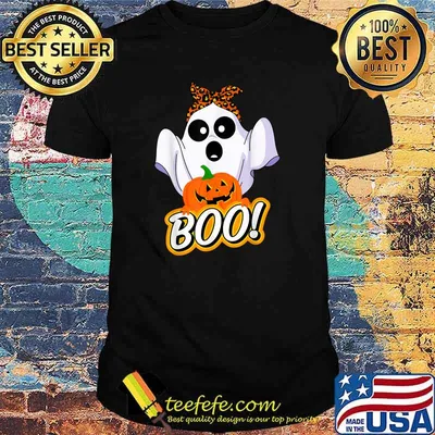 Boo ghost pumpkin Halloween Scary T-Shirt