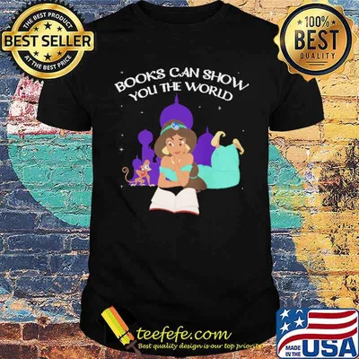 Books Can Show You The World Aladin Shirt
