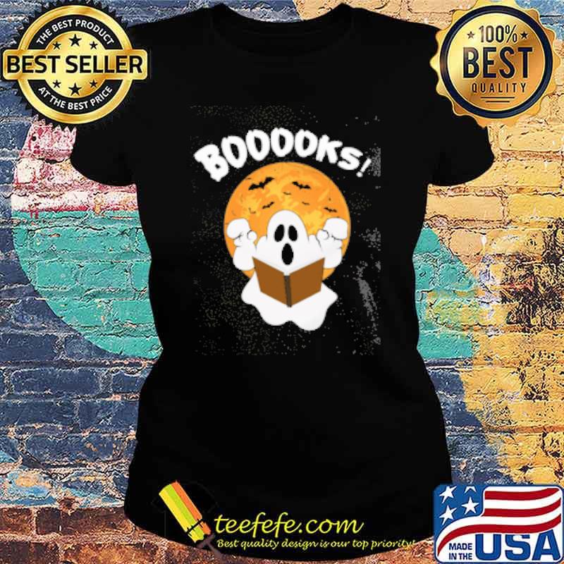 Booooks Boo Halloween Shirt Ladies tee Booooks Boo Halloween Shirt Ladies tee