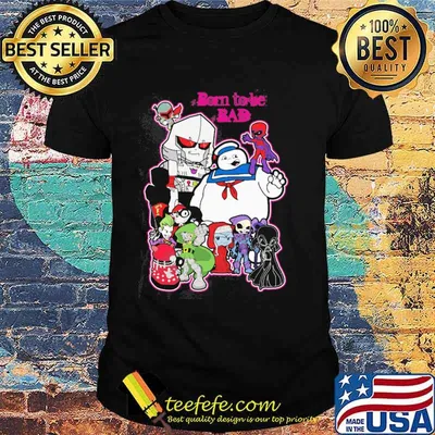 Born To Be Bad Big Hero And Deadpool Shirt