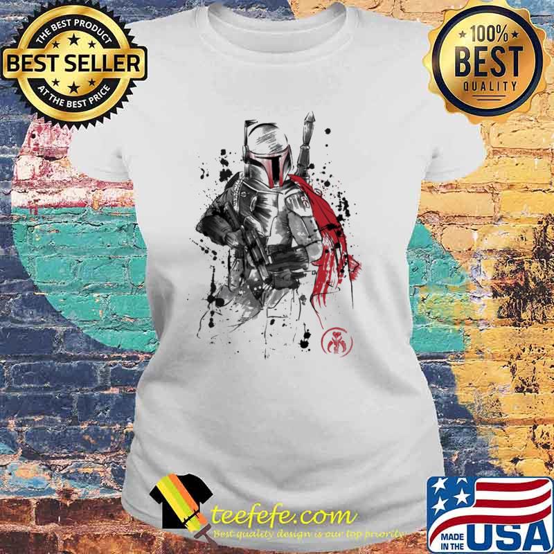 Bounty Hunter Samurai Mandalorian Shirt Laides tee Bounty Hunter Samurai Mandalorian Shirt Laides tee